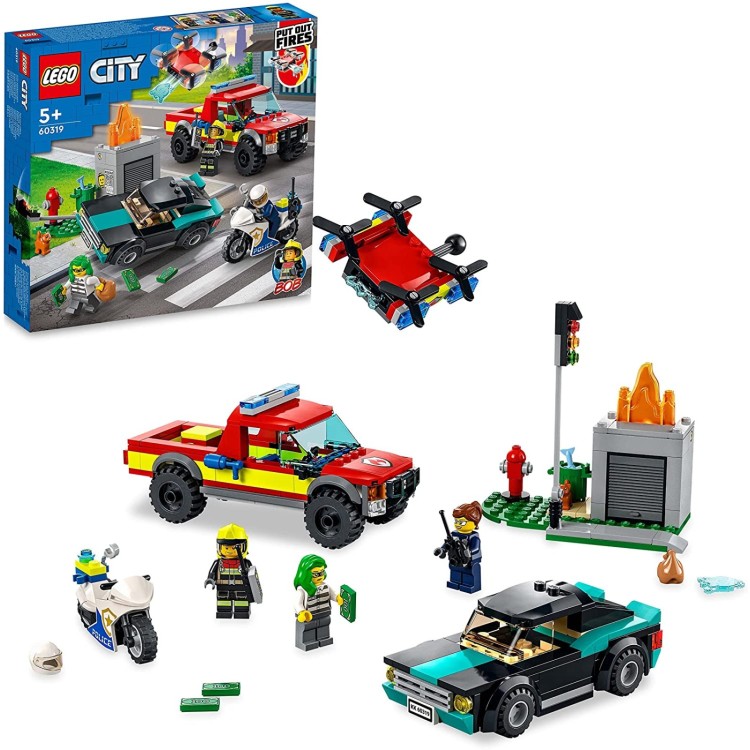 LEGO City Fire Rescue & Police Chase 60319
