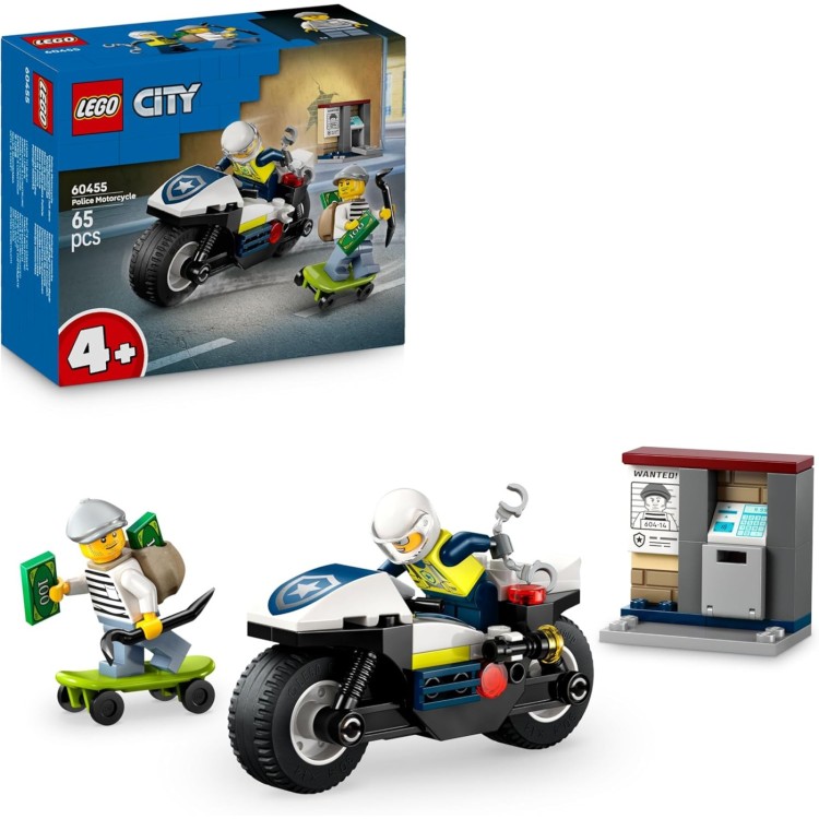 LEGO City Police Motorcycle 60455