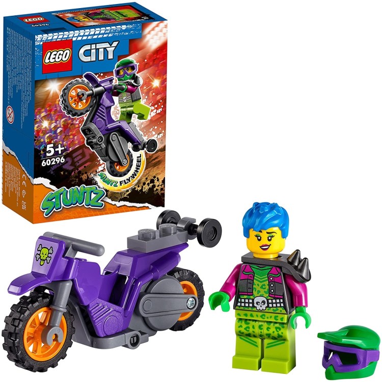 LEGO City Stuntz Wheelie Stunt Bike 60296
