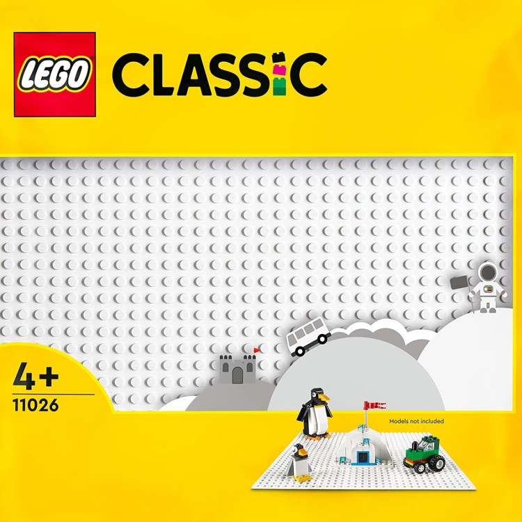 LEGO Classic White Baseplate 11026