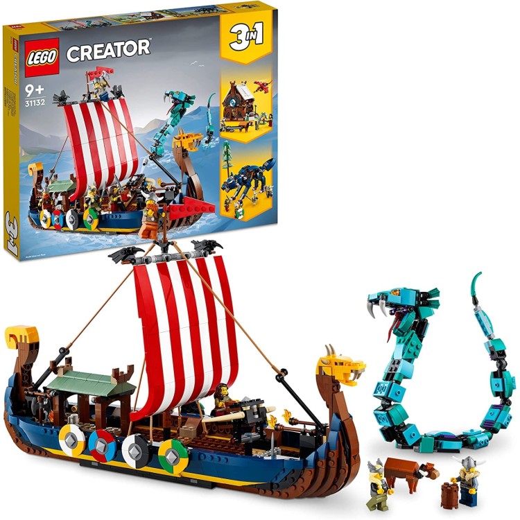 LEGO Creator Viking Ship and the Midgard Serpent 31132