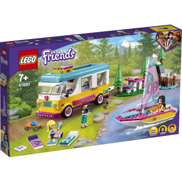 LEGO Friends Forest Camper Van and Sailboat 41681