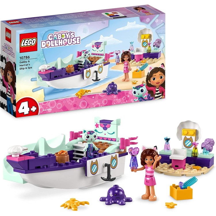 LEGO Gabby's Dollhouse - Gabby & MerCat's Ship & Spa 10786