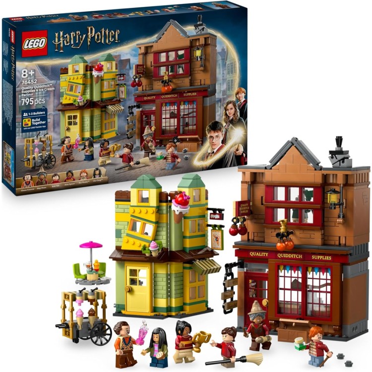 LEGO Harry Potter - Quality Quidditch Supplies & Ice Cream Parlour 76452