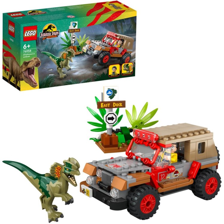 LEGO Jurassic Park - Dilophosaurus Ambush 76958