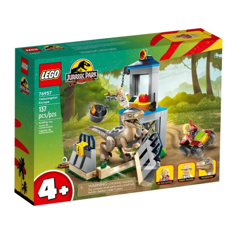LEGO Jurassic Park - Velociraptor Escape 76957