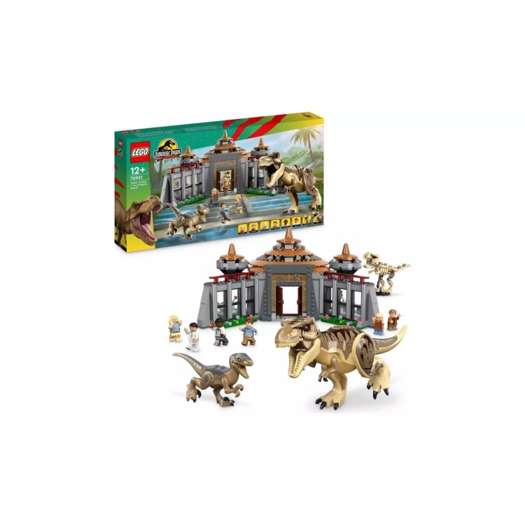 LEGO Jurassic Park - Visitor Center: T Rex & Raptor Attack 76961