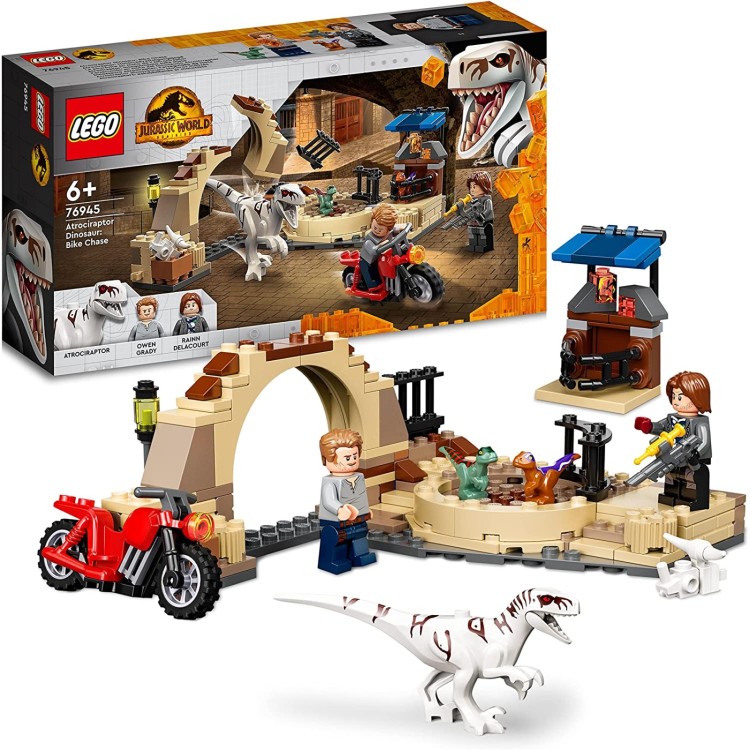 LEGO Jurassic World - Atrociraptor Dinosaur Bike Chase 76945