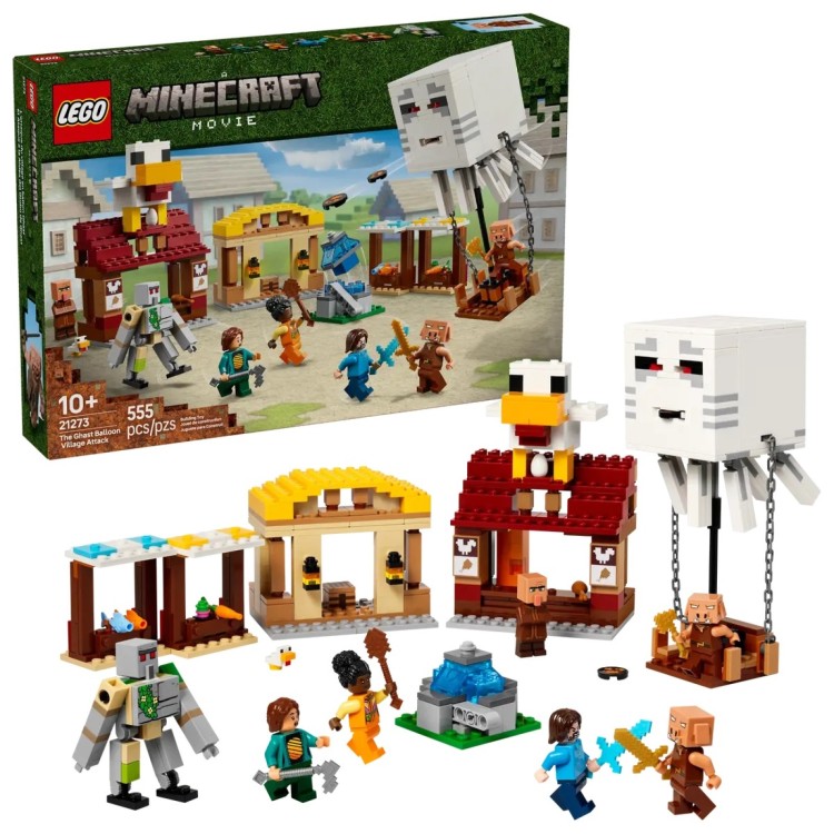 LEGO Minecraft Movie - The Ghast Balloon Village Attack 21273