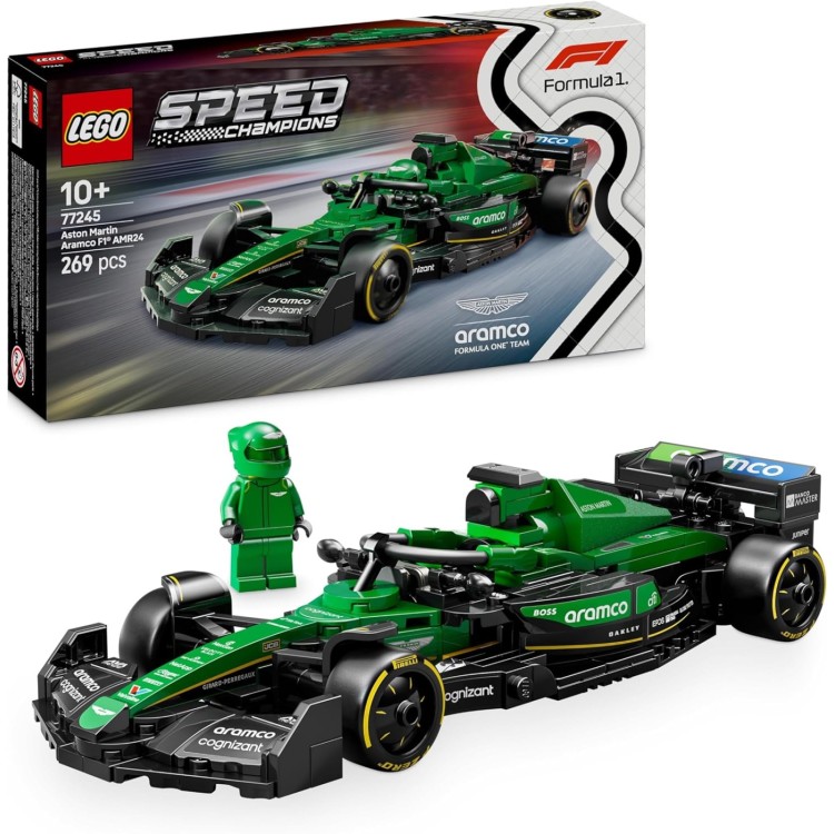 LEGO Speed Champions F1 Aston Martin Aramco AMR24 Race Car 77245