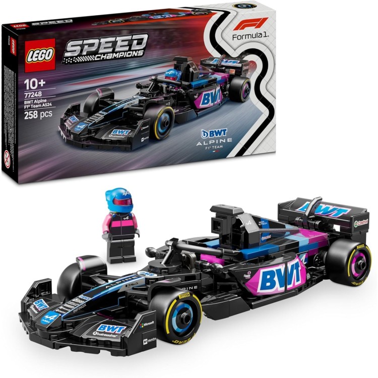 LEGO Speed Champions F1 BWT Alpine Team A524 Race Car 77248