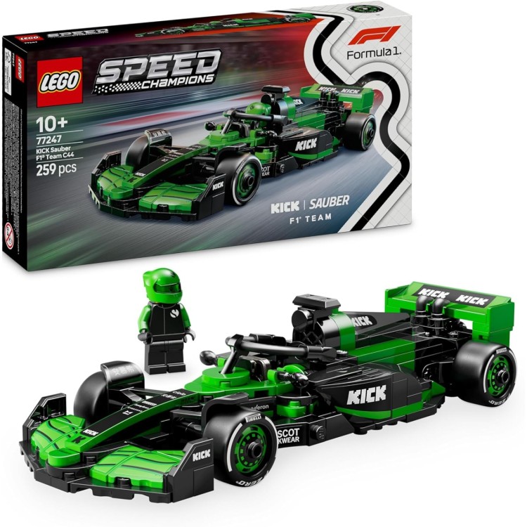 LEGO Speed Champions F1 KICK Sauber Team C44 Race Car 77247