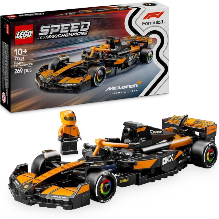 LEGO Speed Champions F1 McLaren Team MCL38 Race Car 77251