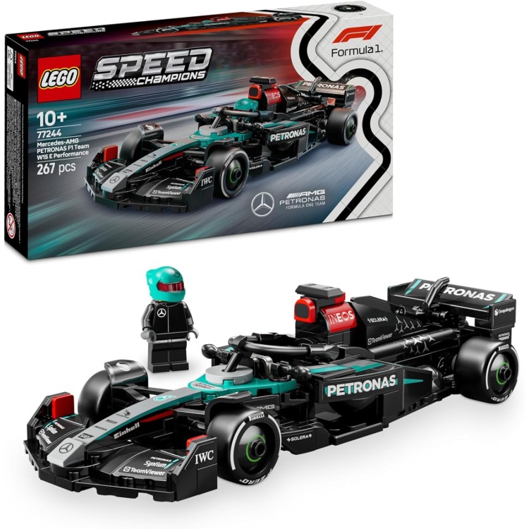 LEGO Speed Champions F1 Mercedes-AMG PETRONAS F1 Team W15 E Performance Race Car 77244
