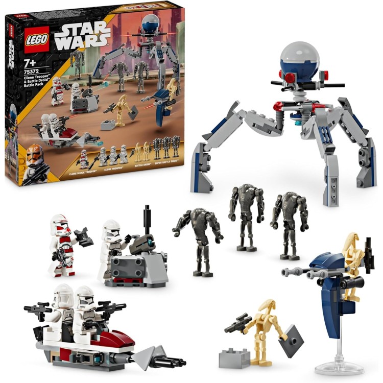 LEGO Star Wars - Clone Trooper & Battle Droid Battle Pack 75372