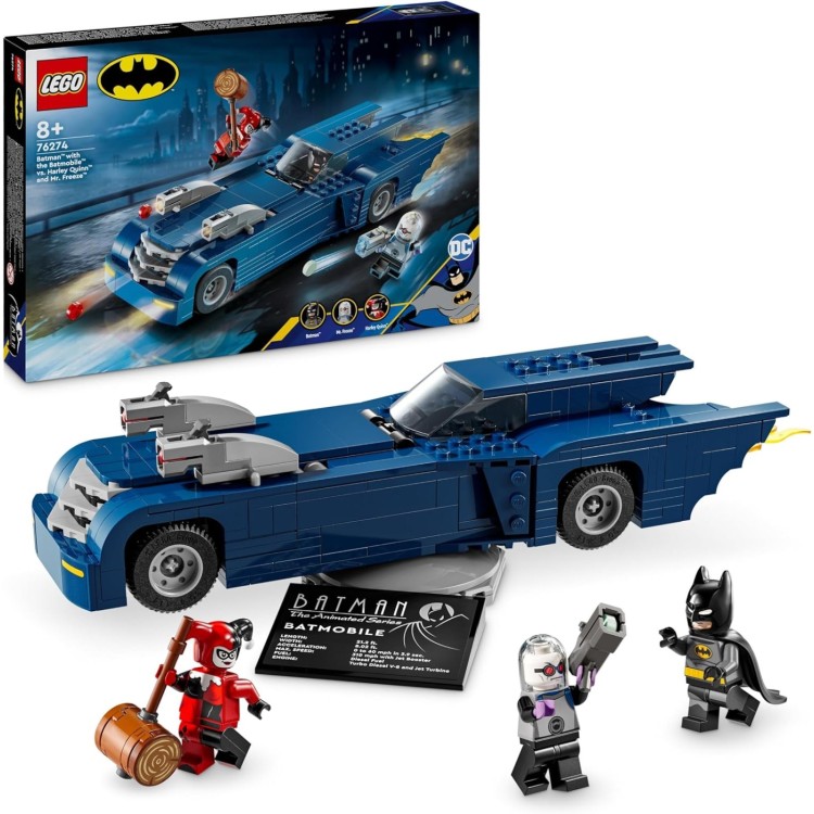 LEGO Super Heroes - Batman with the Batmobile vs Harley Quinn and Mr Freeze 76274
