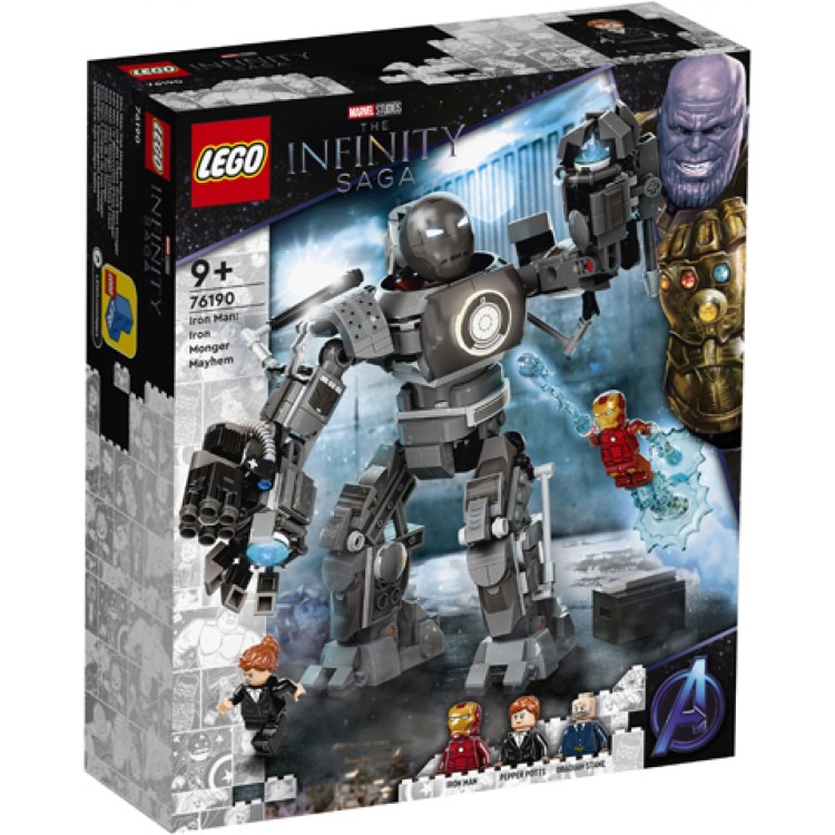 LEGO Super Heroes The Infinity Saga Iron Man: Iron Monger Mayhem 76190