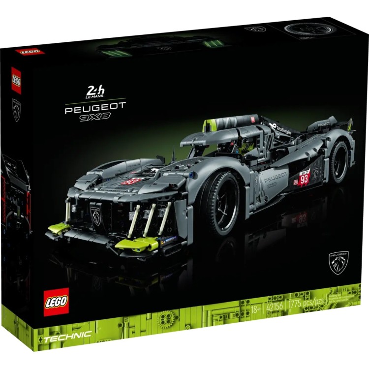 LEGO Technic Peugeot 9X8 24h Le Mans Hybrid Hypercar 42156