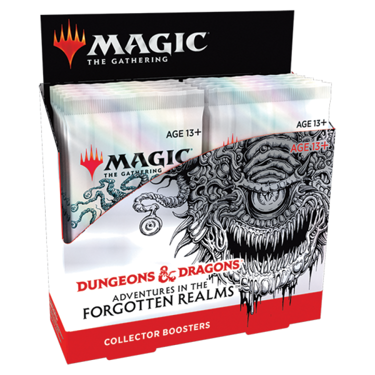 Magic the Gathering Adventures in the Forgotten Realms Collector Booster Box Display