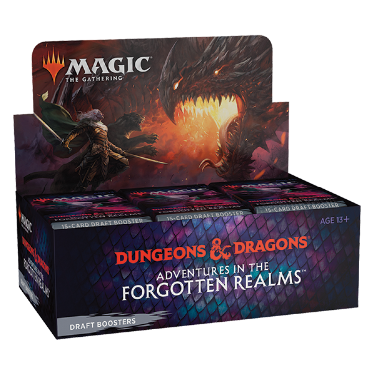 Magic the Gathering Adventures in the Forgotten Realms Draft Booster Box Display