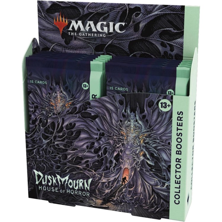 Magic the Gathering Duskmourn House of Horror Collector Booster Box (12 Booster Packs)