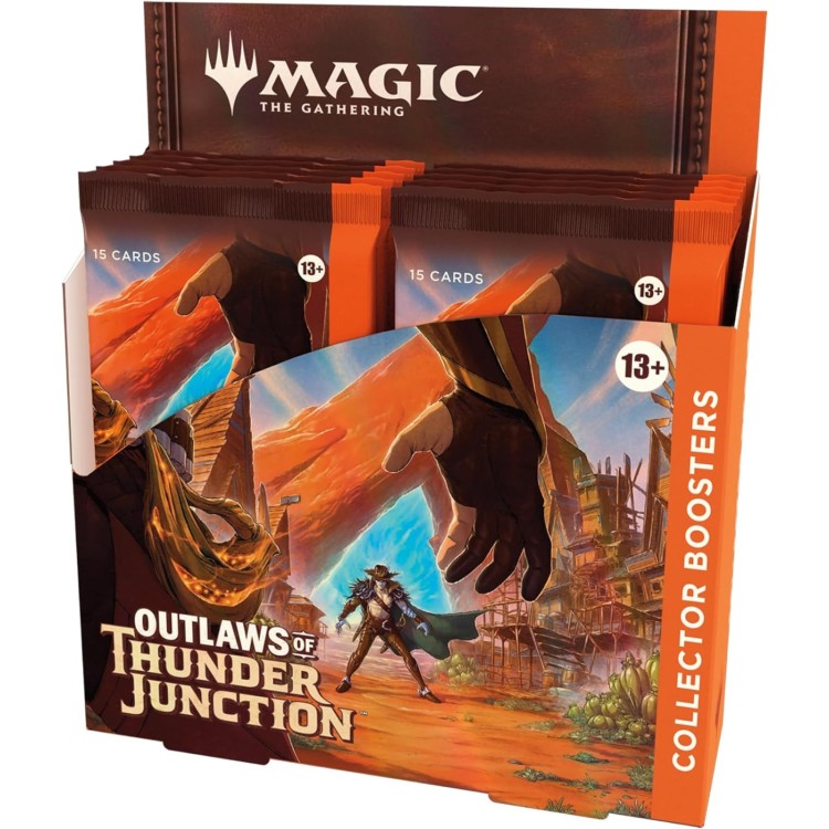 Magic the Gathering Outlaws of Thunder Junction Collector Booster Box (12 Booster Packs)