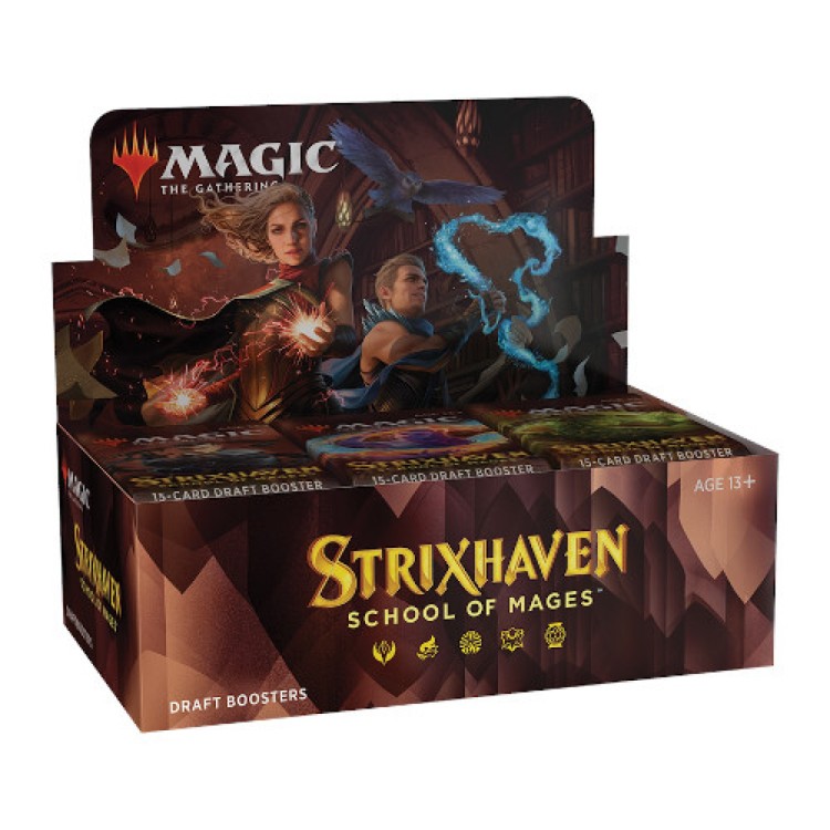 Magic the Gathering Strixhaven School of Mages Draft Booster Box Display