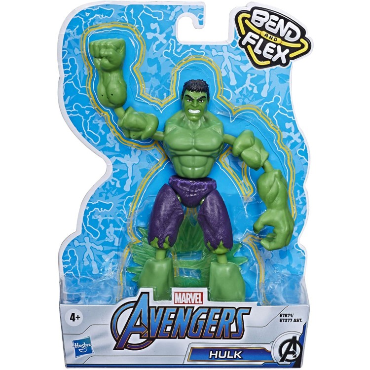 Marvel Avengers Bend and Flex Hulk Action Figure  