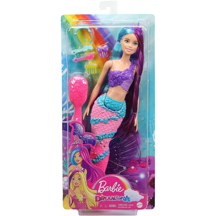 Mattel Barbie Dreamtopia Long Hair Doll - Mermaid GTF39