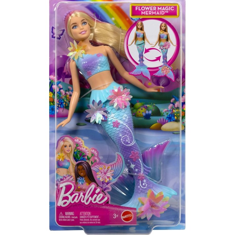Mattel Barbie Flower Magic Mermaid Playset