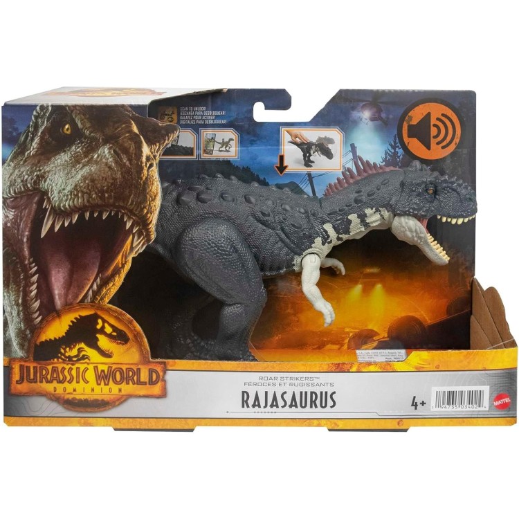 Mattel Jurassic World Roar Strikers Rajasaurus HDX45