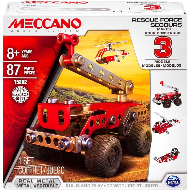 Meccano 3 Model Set - Rescue