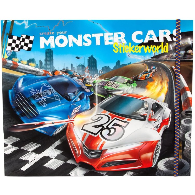 Monster Cars Stickerworld Sticker Book