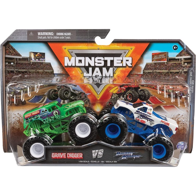 Monster Jam - Authentic 1:64 Monster Trucks Double Pack