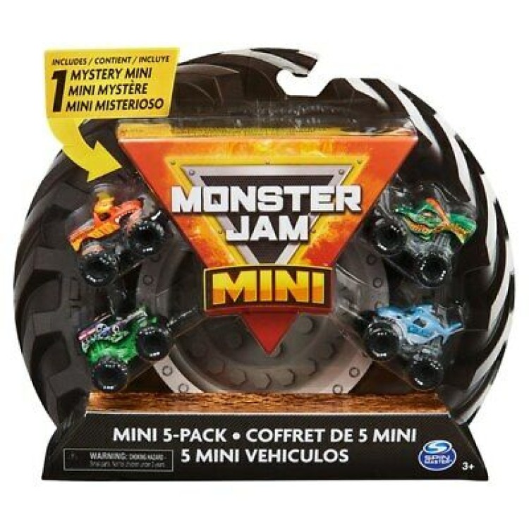Monster Jam - Mini Scale Monster Trucks 5-Pack (6061232)