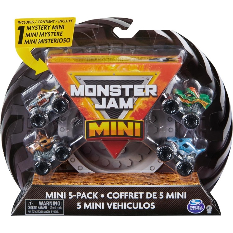 Monster JaMonster Jam - Mini Scale Monster Trucks 5-Pack (6066965)