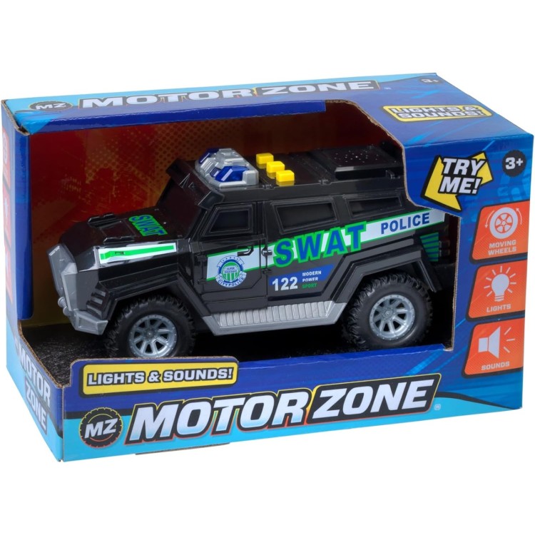 Motor Zone Police SWAT with Lights & Sounds From John Adams