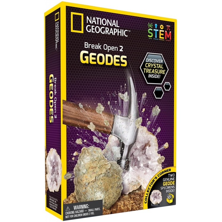 National Geographic Break Open 2 Geodes JM80478