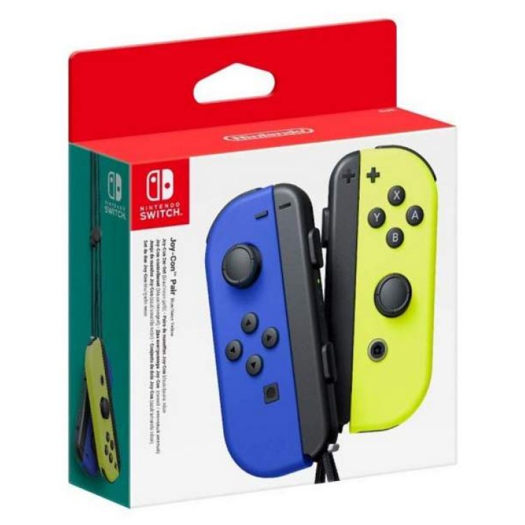 Nintendo Switch Joy-Con Controller Pair - Blue/Neon Yellow