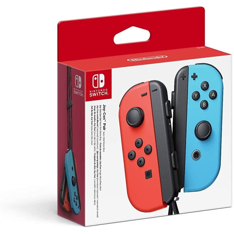 Nintendo Switch Joy-Con Controller Pair - Neon Red/Neon Blue