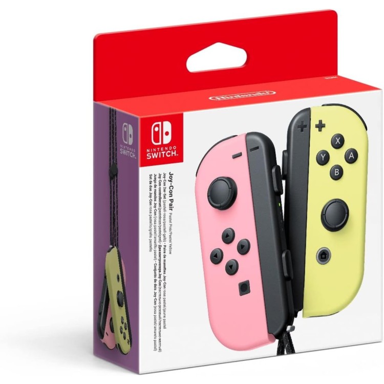 Nintendo Switch Joy-Con Controller Pair - Pastel Pink/Pastel Yellow