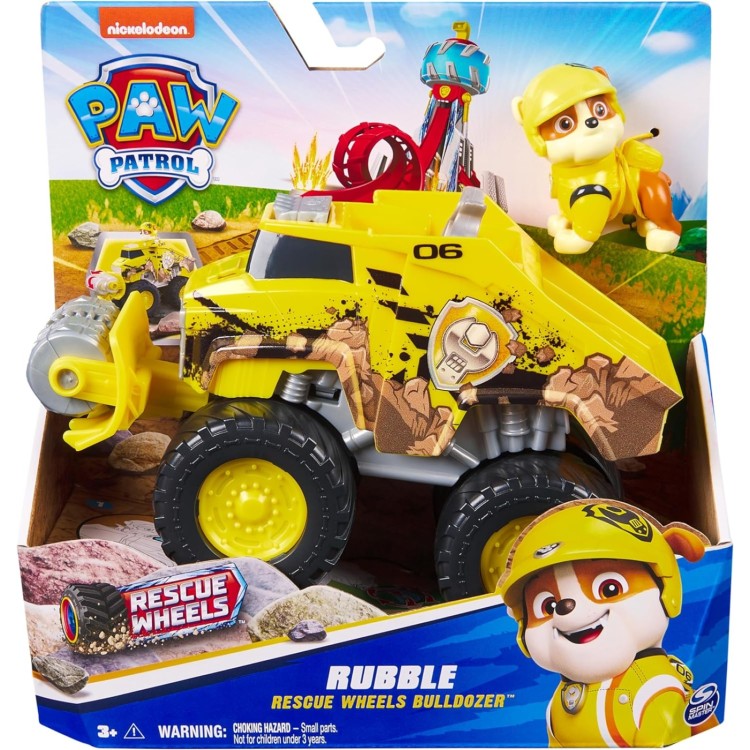 Paw Patrol Rescue Wheels - Rubble Bulldozer Vehicle