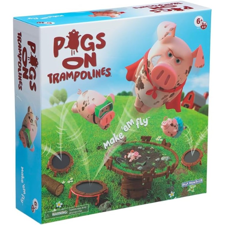 Pigs on Trampolines - Kids Game