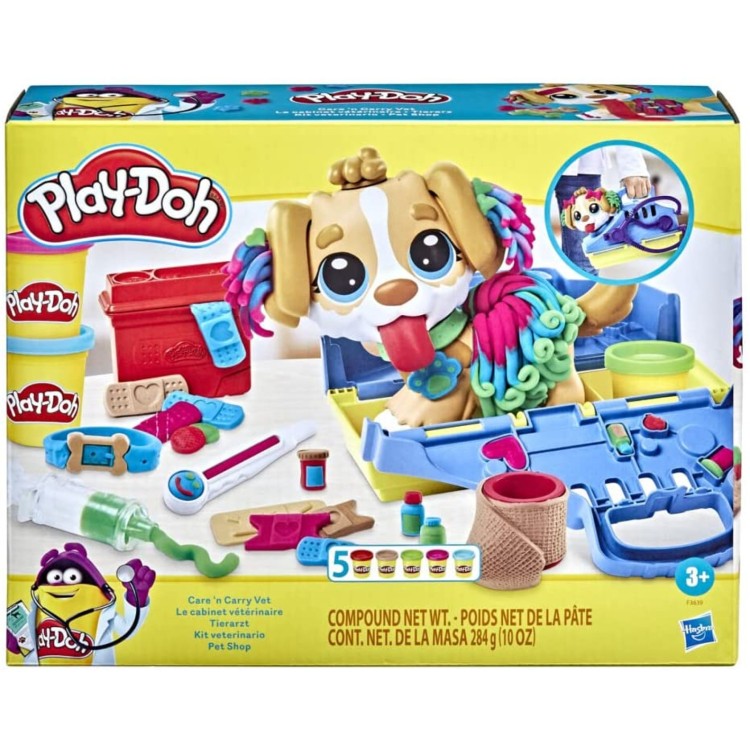 Play-Doh Care 'n Carry Vet inc 5 Tubs
