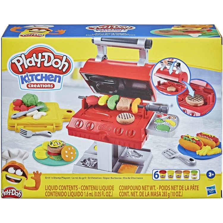 Play-Doh Grill 'N' Stamp Playset inc 6 Tubs