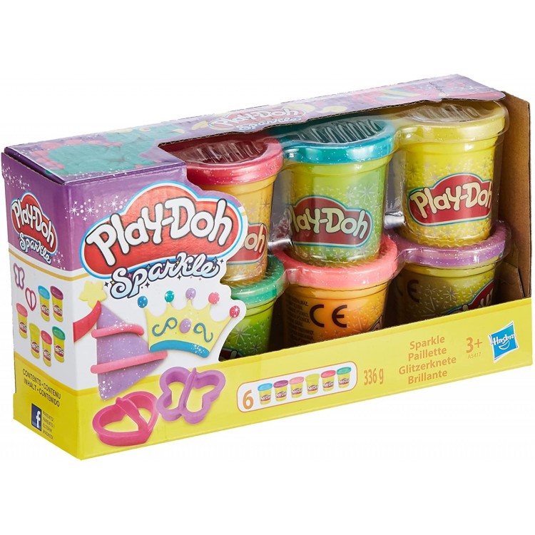 Play-Doh Sparkle 6 Mini Tubs