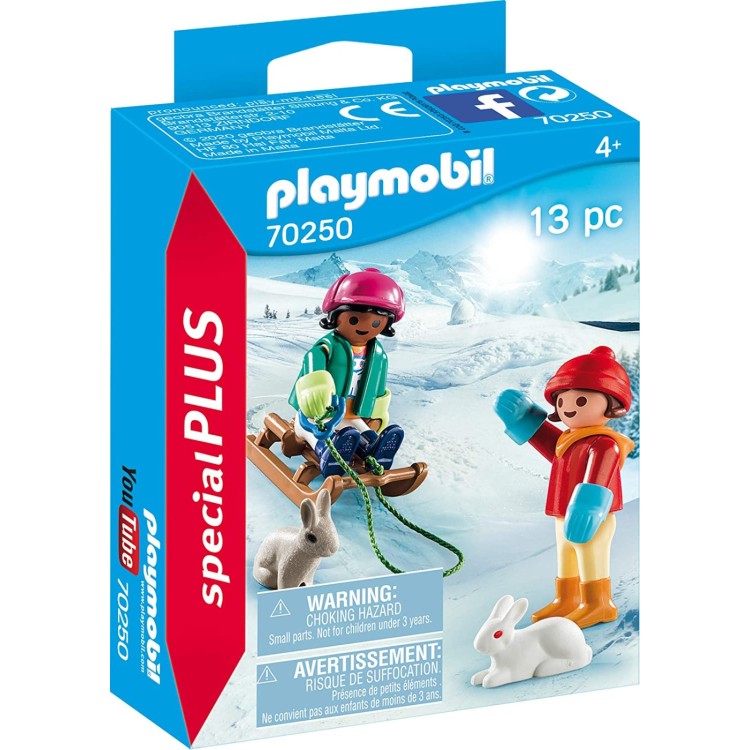 Playmobil Children with Sleigh - 70250