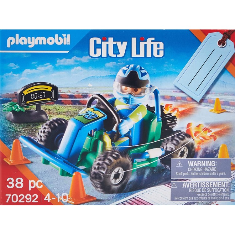Playmobil City Life Go-Kart Racer Gift Set - 70292