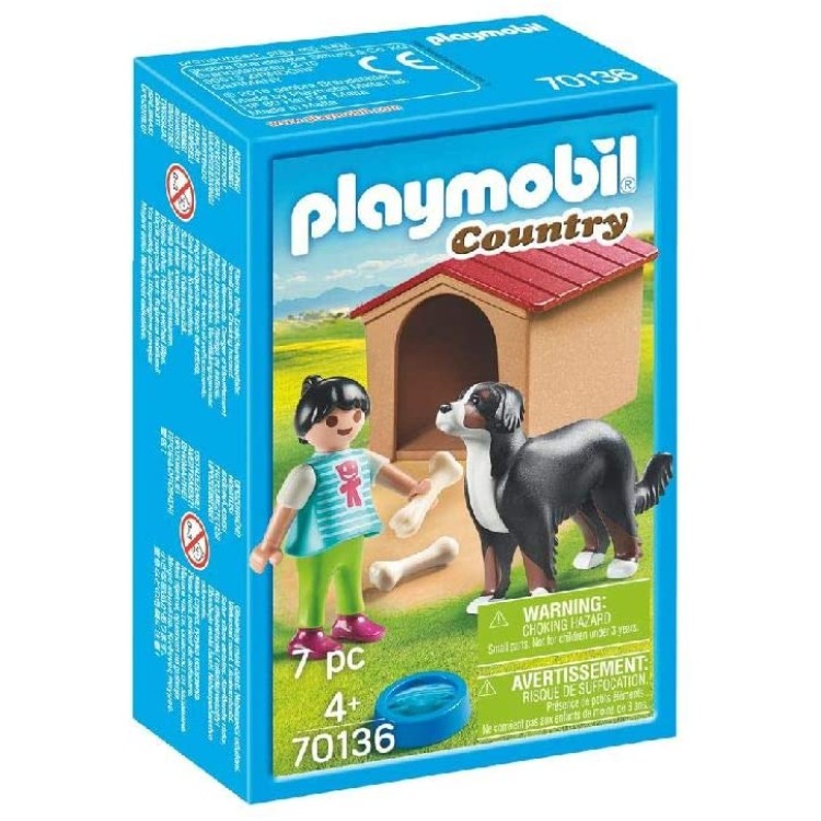 Playmobil Country Farm Dog with Kennel - 70136