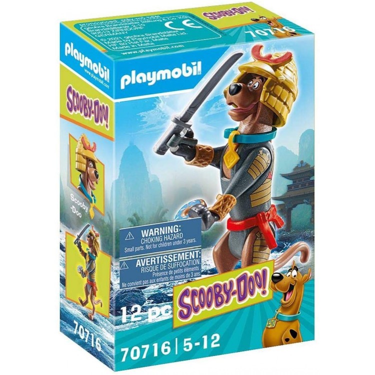 Playmobil Scooby-Doo! Scooby Samurai Figure - 70716